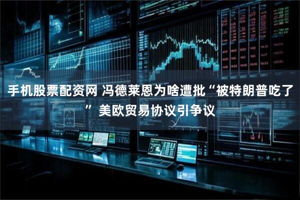 手机股票配资网 冯德莱恩为啥遭批“被特朗普吃了” 美欧贸易协议引争议
